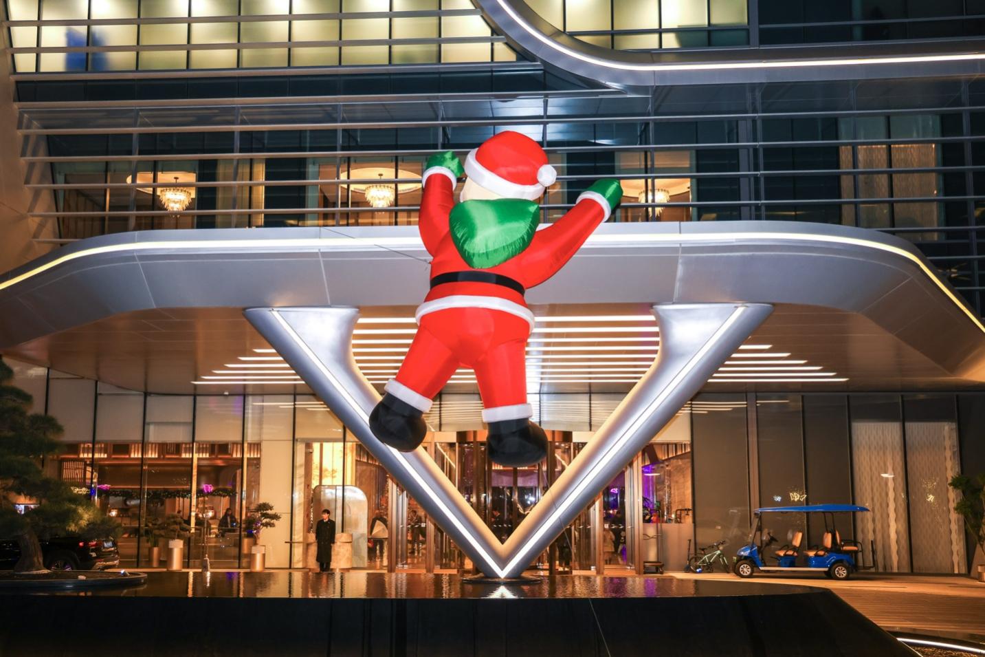 上海大虹桥灿辉希尔顿酒店圣诞亮灯仪式暨答谢晚宴-最美食